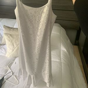 Petite white dress